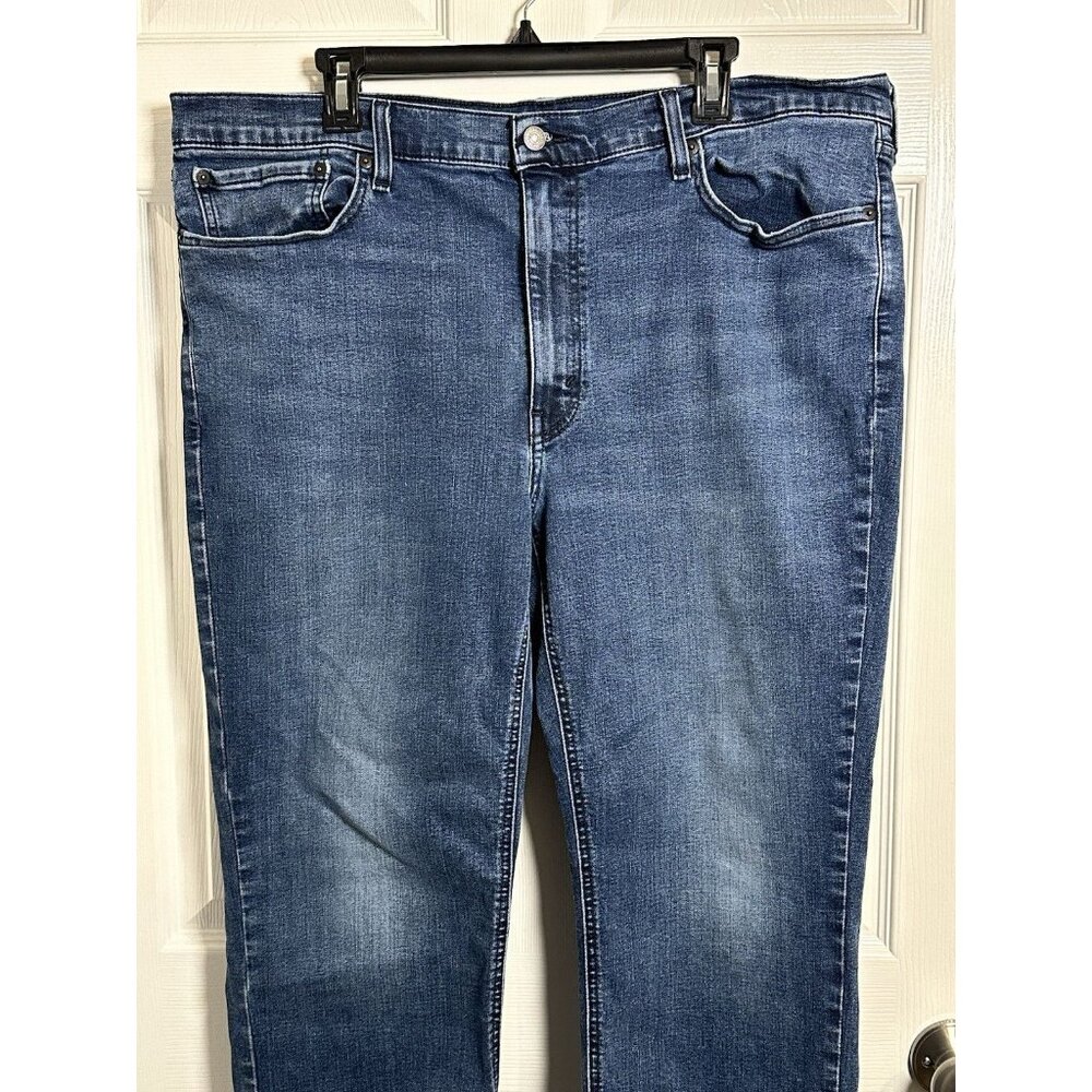 Levi's 515 Women's Bootcut Denim Jeans 40/32 Medium Wash Mid Rise Stretchy Blue - Picture 2 of 13